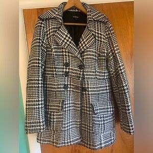 A. Byer Women’s Herringbone Coat Medium